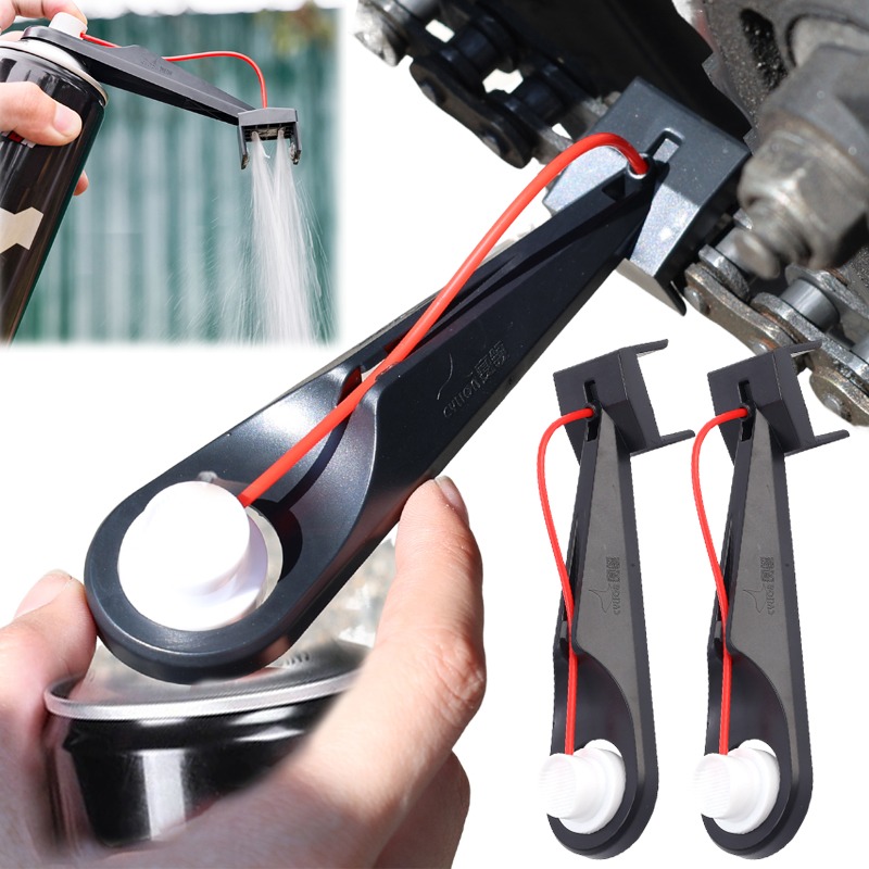 Motorcycle Gear Oil For Chain - 1-2 セットオートバイチェーン給油ダイバーターチェーンワックスクリーナーアタッチメントスプレーギアオートバイバイク自転車機器修復ツール