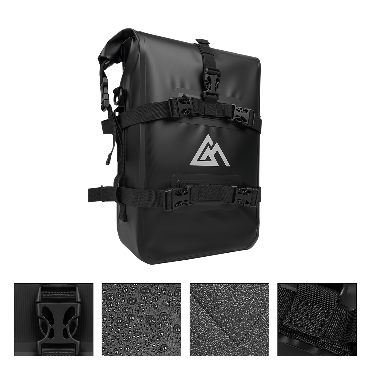 ユニバーサルオートバイバンパーバッグ 9/13/16L フレ - Motorcycle Gear Backpack のレビューと価格